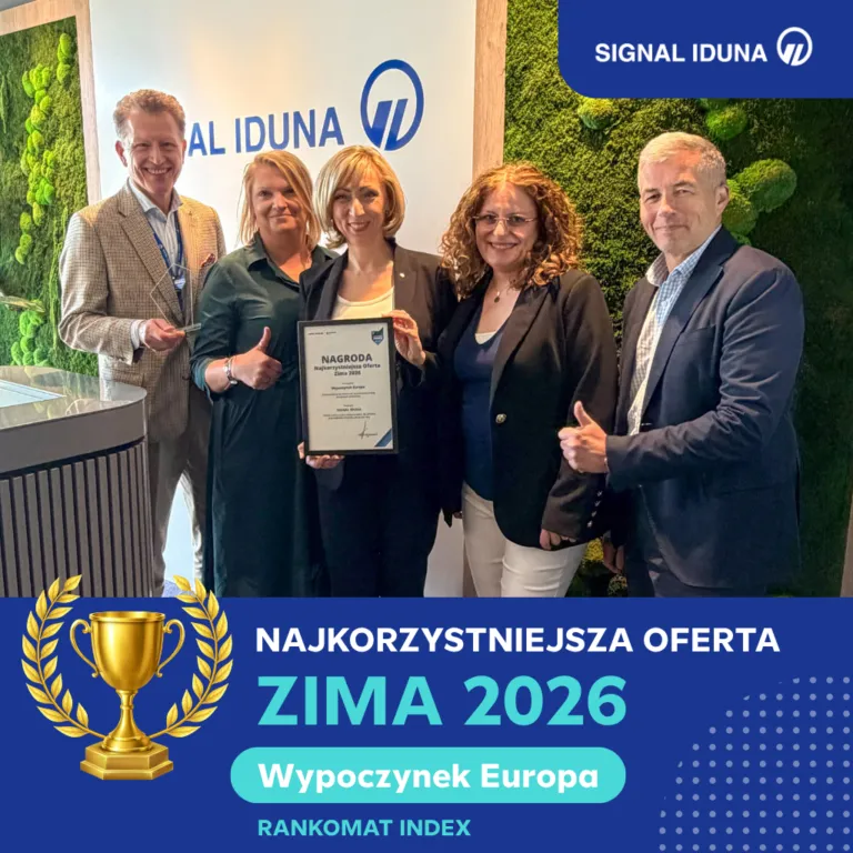 SIGNAL IDUNA wyróżniona w Rankomat Index 2026 SIGNAL IDUNA wyróżniona w Rankomat Index 2026